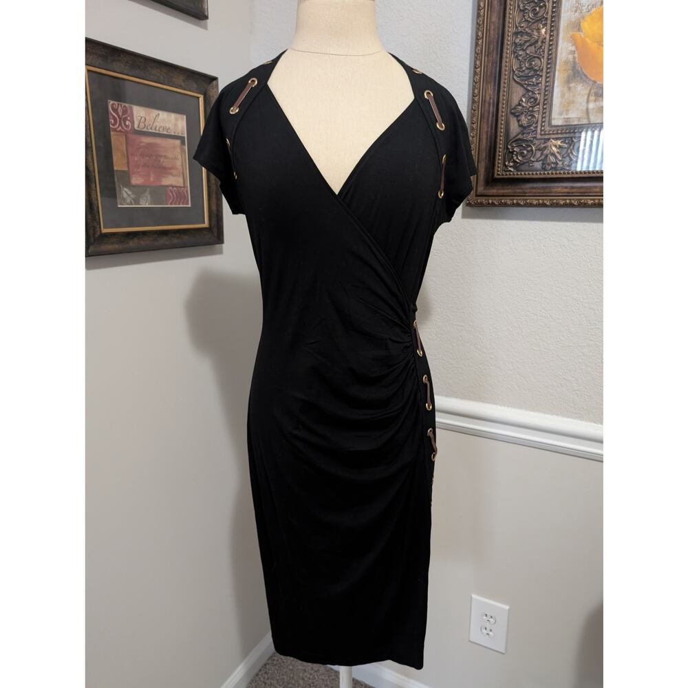 Carmen Marc Valvo Black Dress